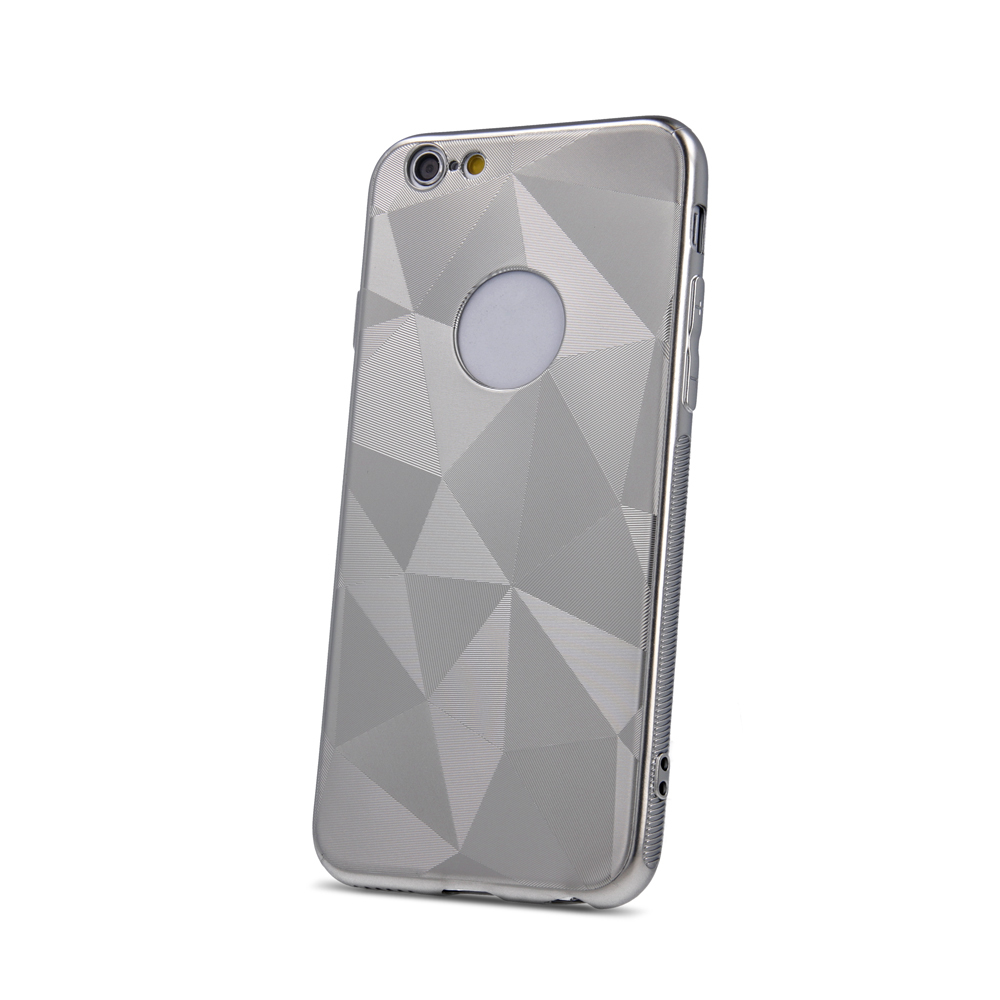 Nakadka Geometric Shine srebrna Apple iPhone 8