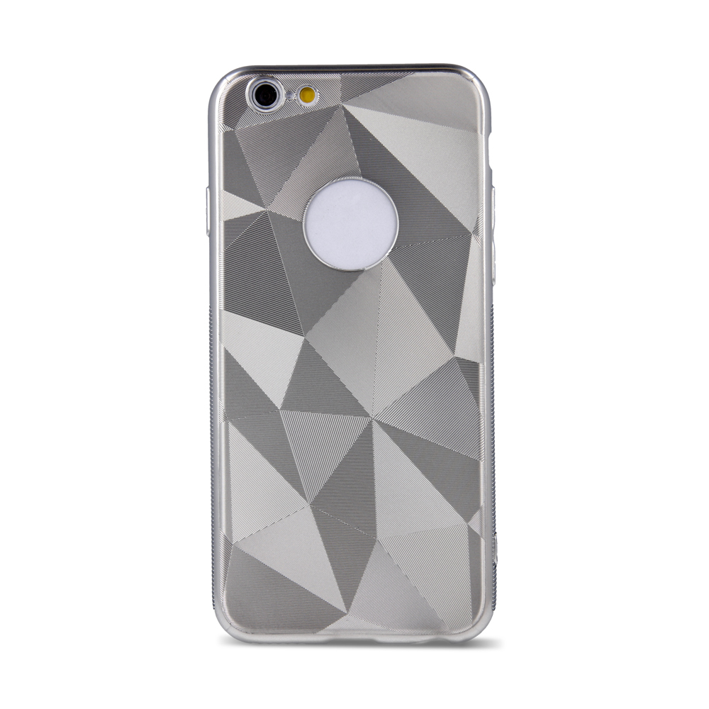 Nakadka Geometric Shine srebrna Apple iPhone 8 / 2