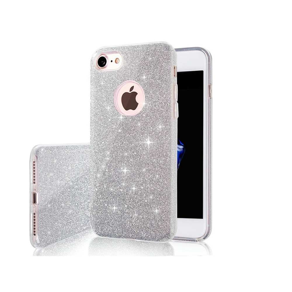 Nakadka Glitter 3w1 srebrna Apple iPhone 13