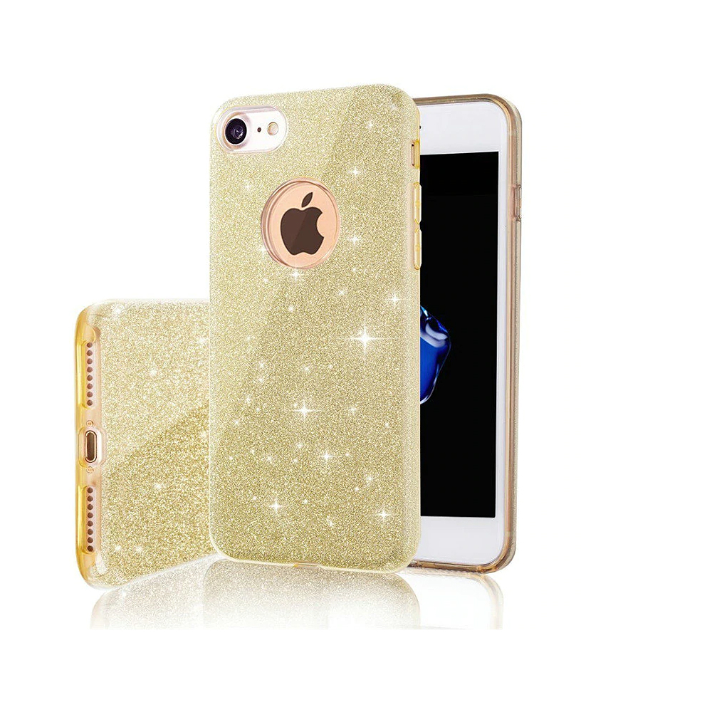 Nakadka Glitter 3w1 zota Apple iPhone 13 Mini