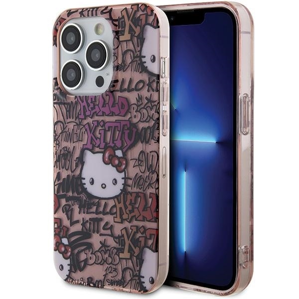 Nakadka Hello Kitty rowy hardcase IML Tags Graffiti Apple iPhone 15 Pro