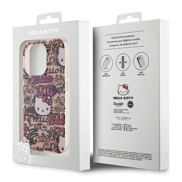 Nakadka Hello Kitty rowy hardcase IML Tags Graffiti Apple iPhone 15 Pro / 8