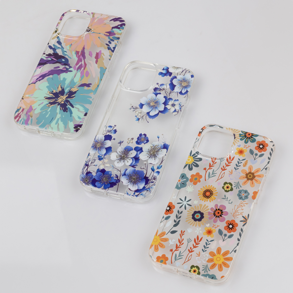 Nakadka IMD print wzr floral Apple iPhone 12 Pro (6.1 cali) / 11