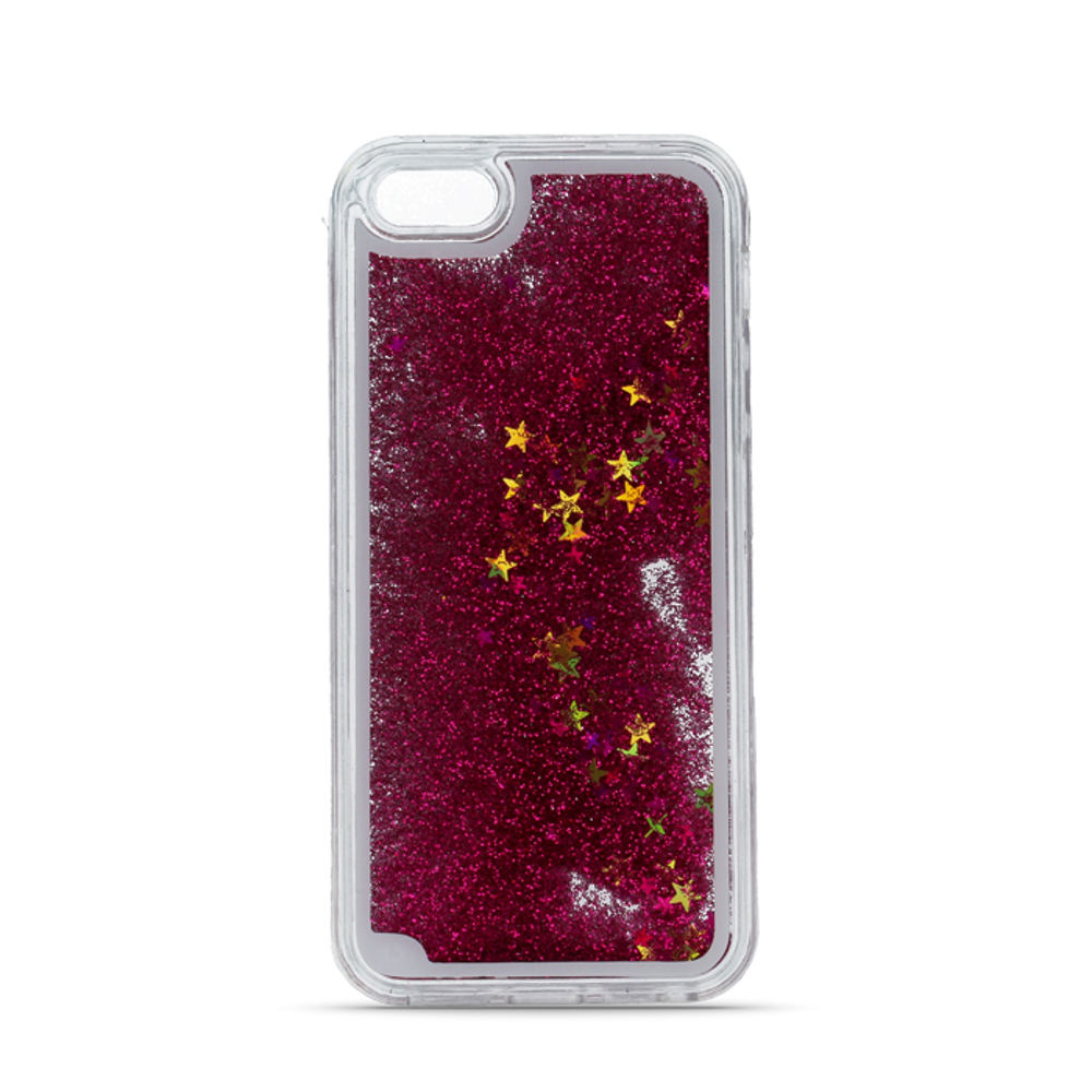 Nakadka Liquid Glitter TPU rowa Samsung Galaxy A6 Plus (2018)