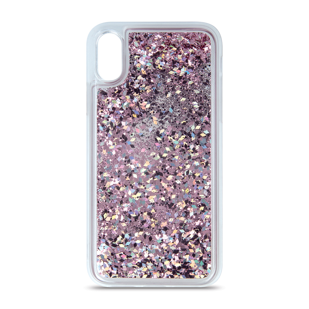 Nakadka Liquid Sparkle TPU fioletowa Huawei P20 Lite