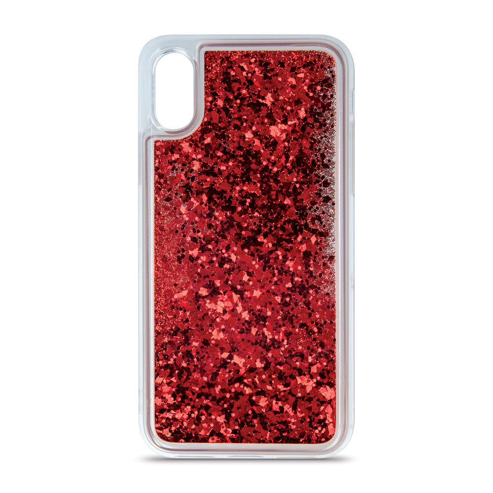 Nakadka Liquid Sparkle TPU czerwona Apple iPhone 11