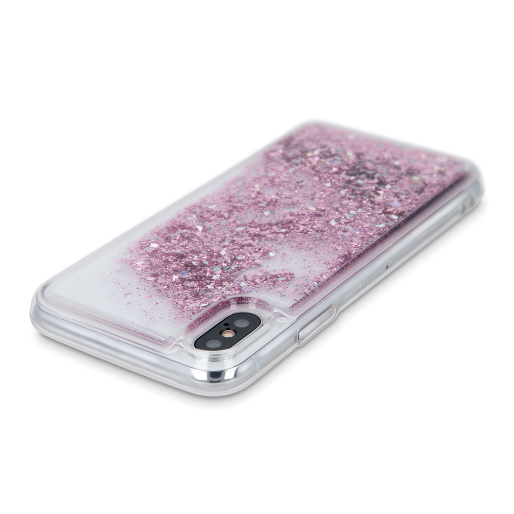 Nakadka Liquid Sparkle TPU fioletowa Xiaomi Mi CC9 Pro / 4