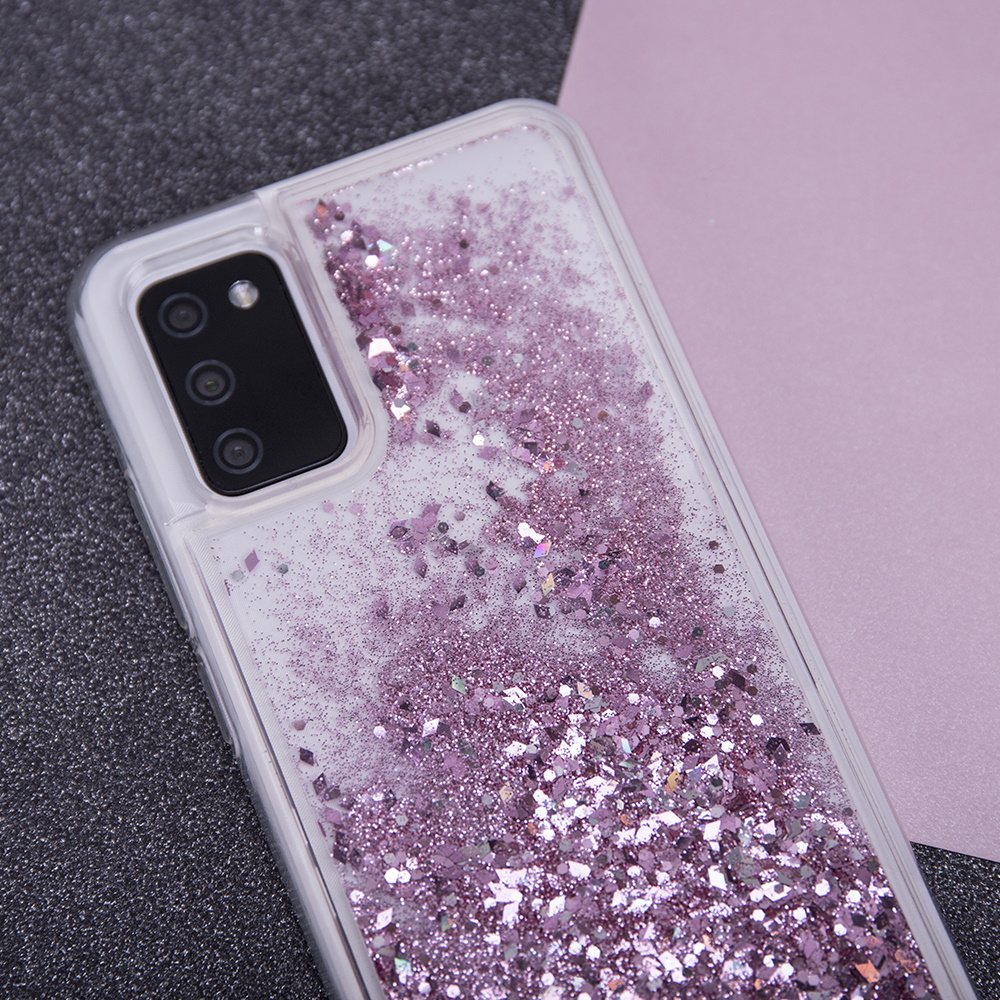 Nakadka Liquid Sparkle TPU fioletowa Samsung Galaxy A53 5G / 7