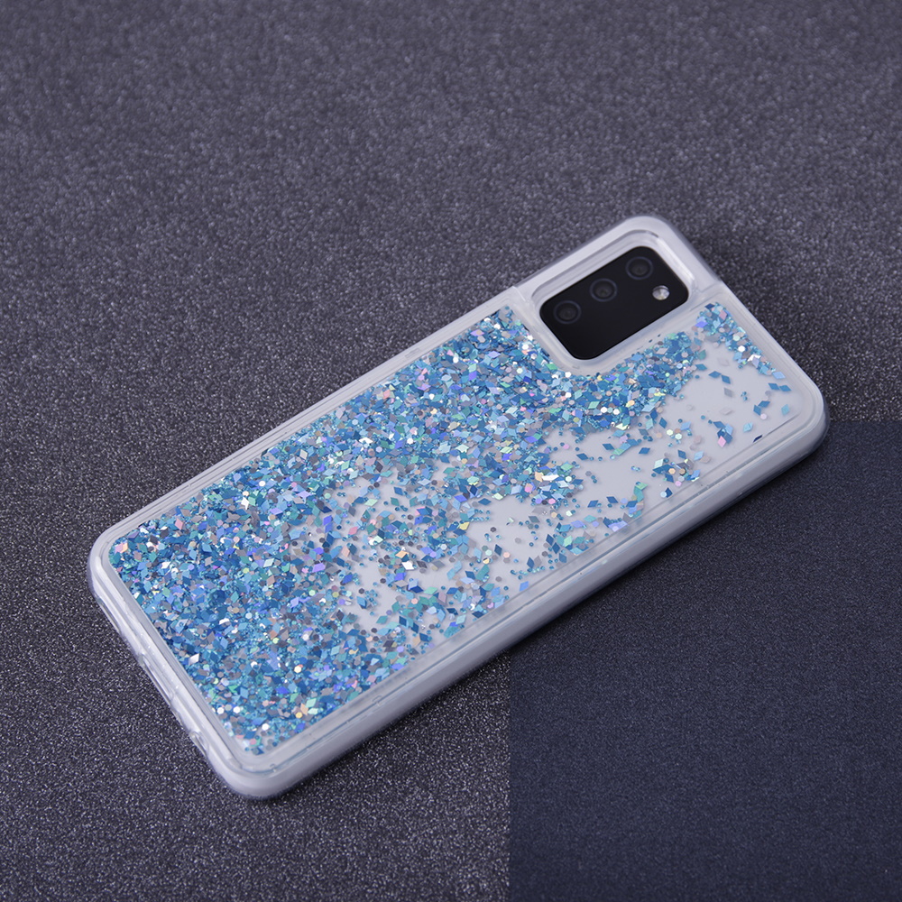 Nakadka Liquid Sparkle TPU niebieska Xiaomi 9 Pro Max / 8