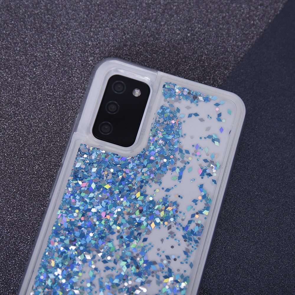 Nakadka Liquid Sparkle TPU niebieska Xiaomi Mi 11 Lite 5G NE / 6