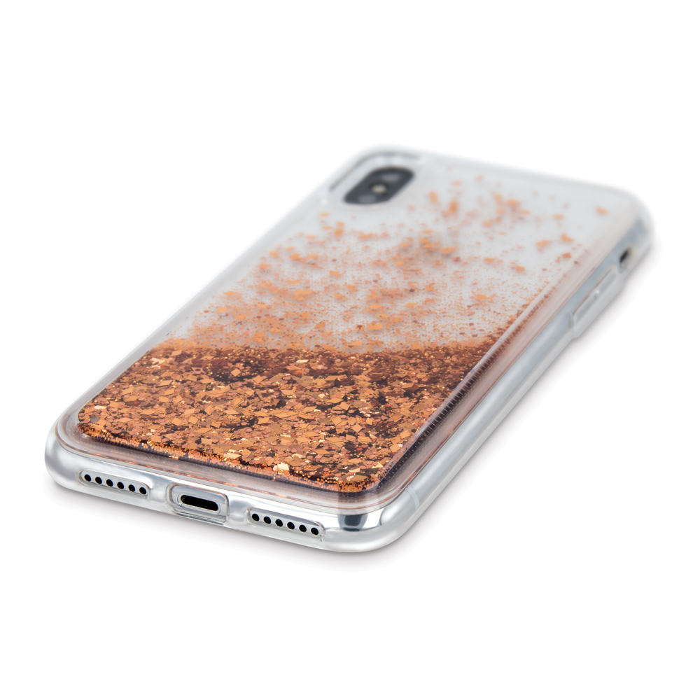 Nakadka Liquid Sparkle TPU zota Apple iPhone 12 Mini 5,4 cali / 3