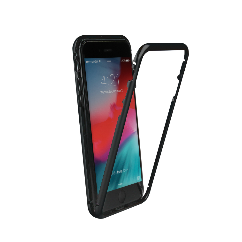 Nakadka Magnetic czarna Apple iPhone XR / 6