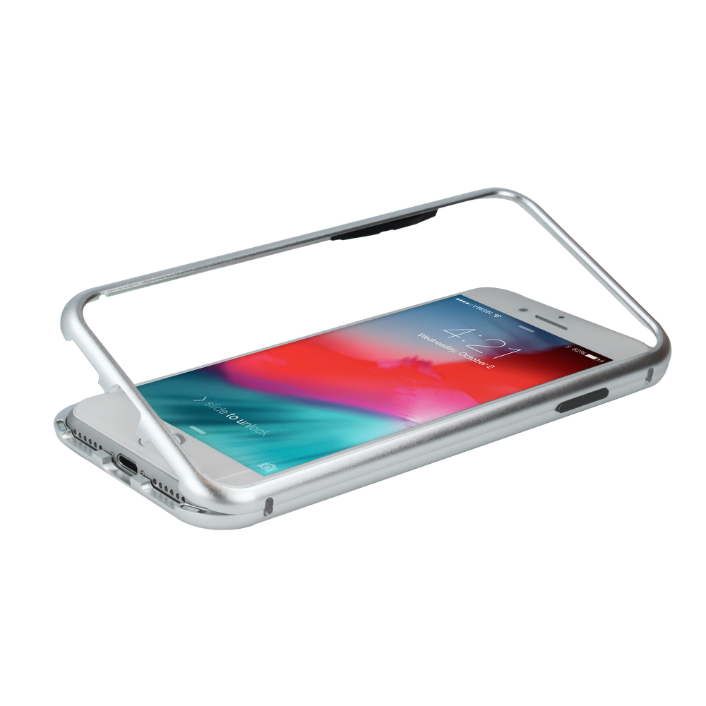 Nakadka Magnetic srebrna Apple iPhone XS Max / 5