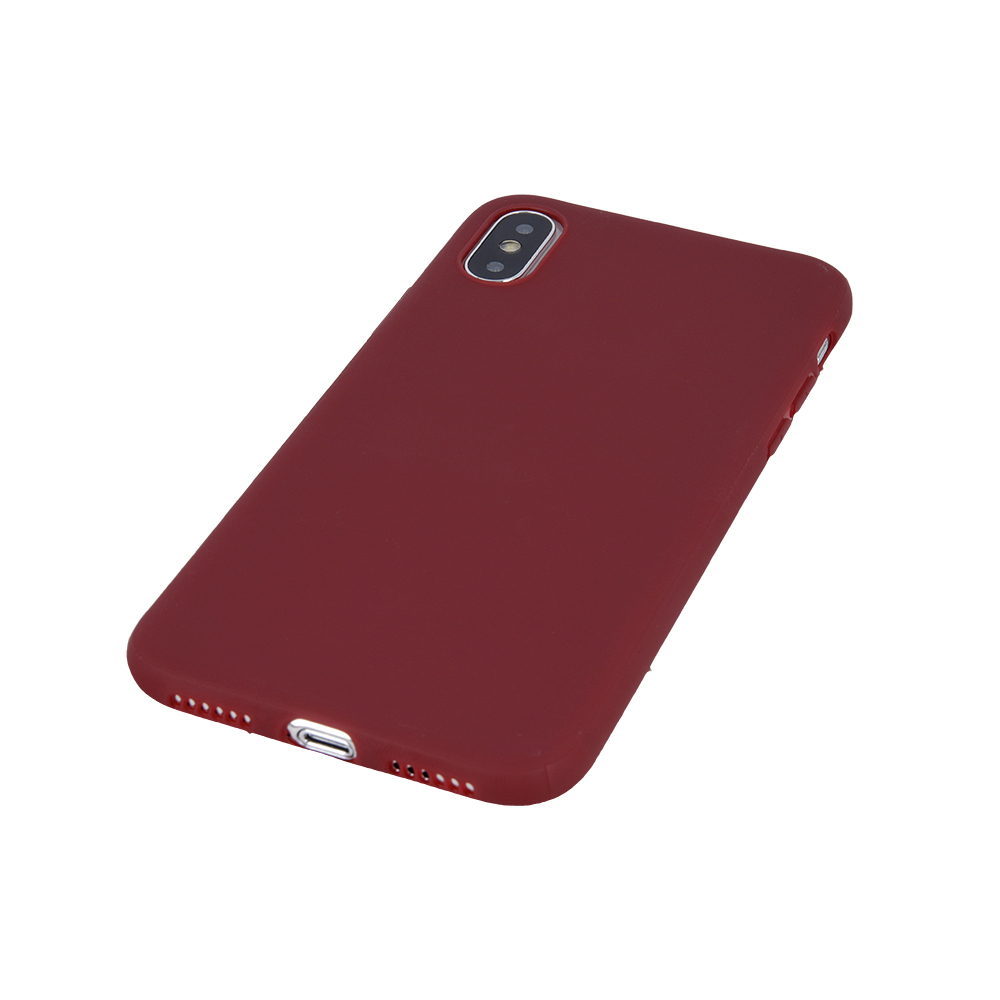 Nakadka Matt TPU burgundowa Apple iPhone SE 2020 / 3