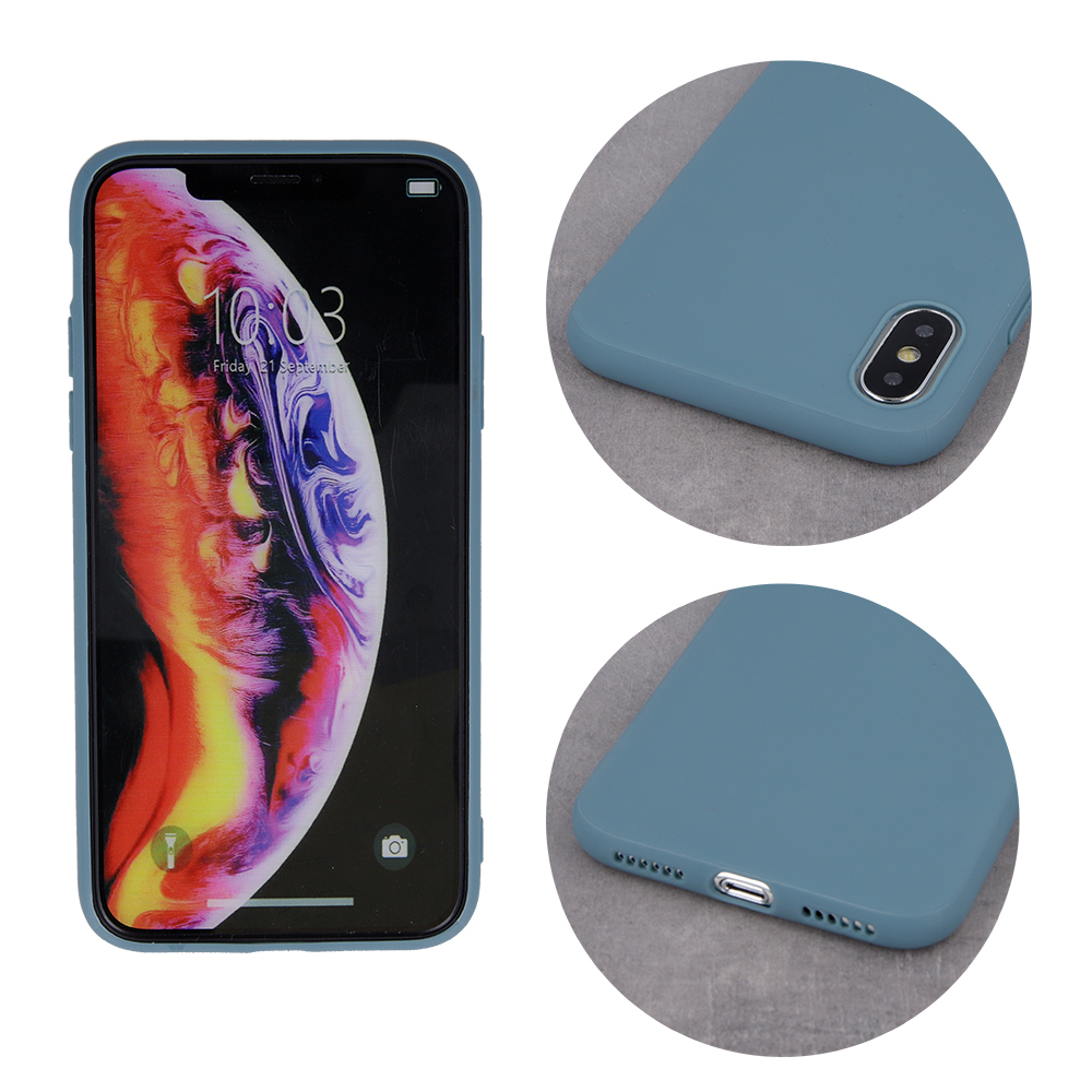 Nakadka Matt TPU niebieska Apple iPhone XR / 4