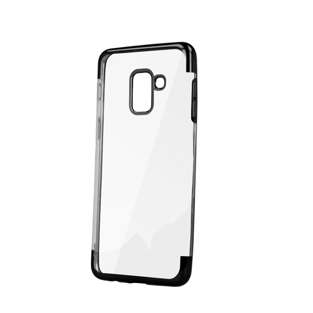 Nakadka Plating Soft TPU czarna Apple iPhone XS / 2