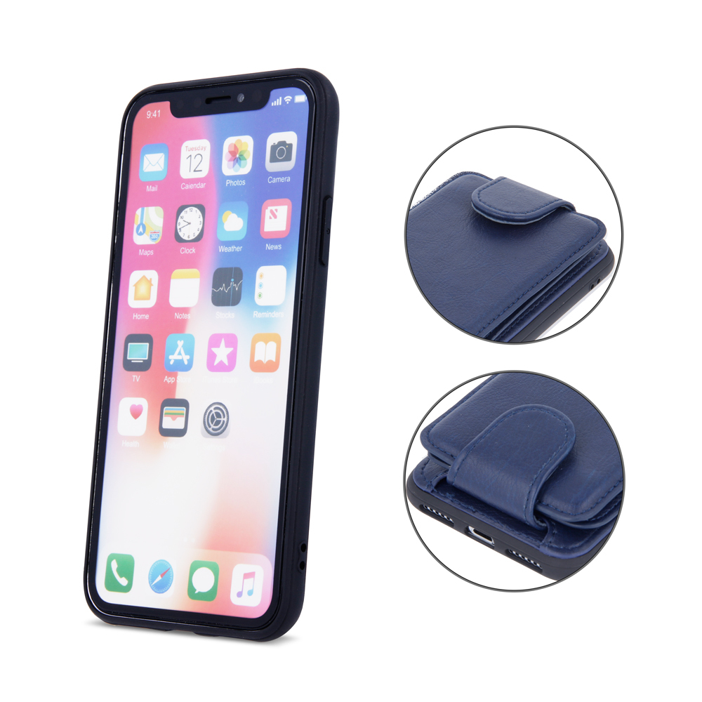 Nakadka Pocket case niebieska Apple iPhone X / 6