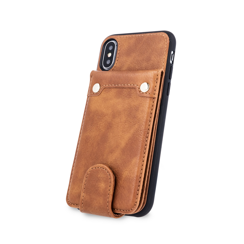 Nakadka Pocket case brzowa Apple iPhone XS Max