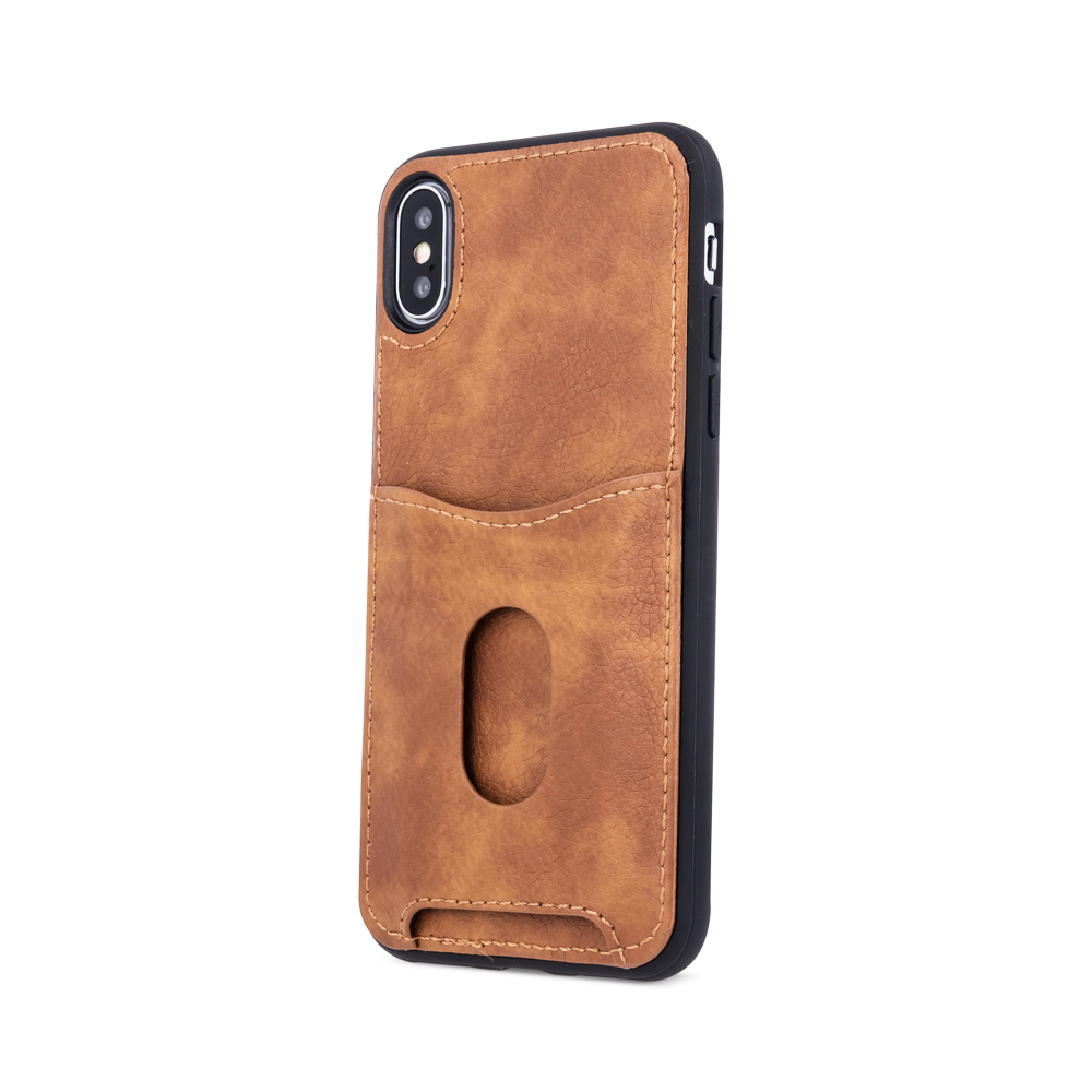 Nakadka Pocket case brzowa Apple iPhone XS Max / 2