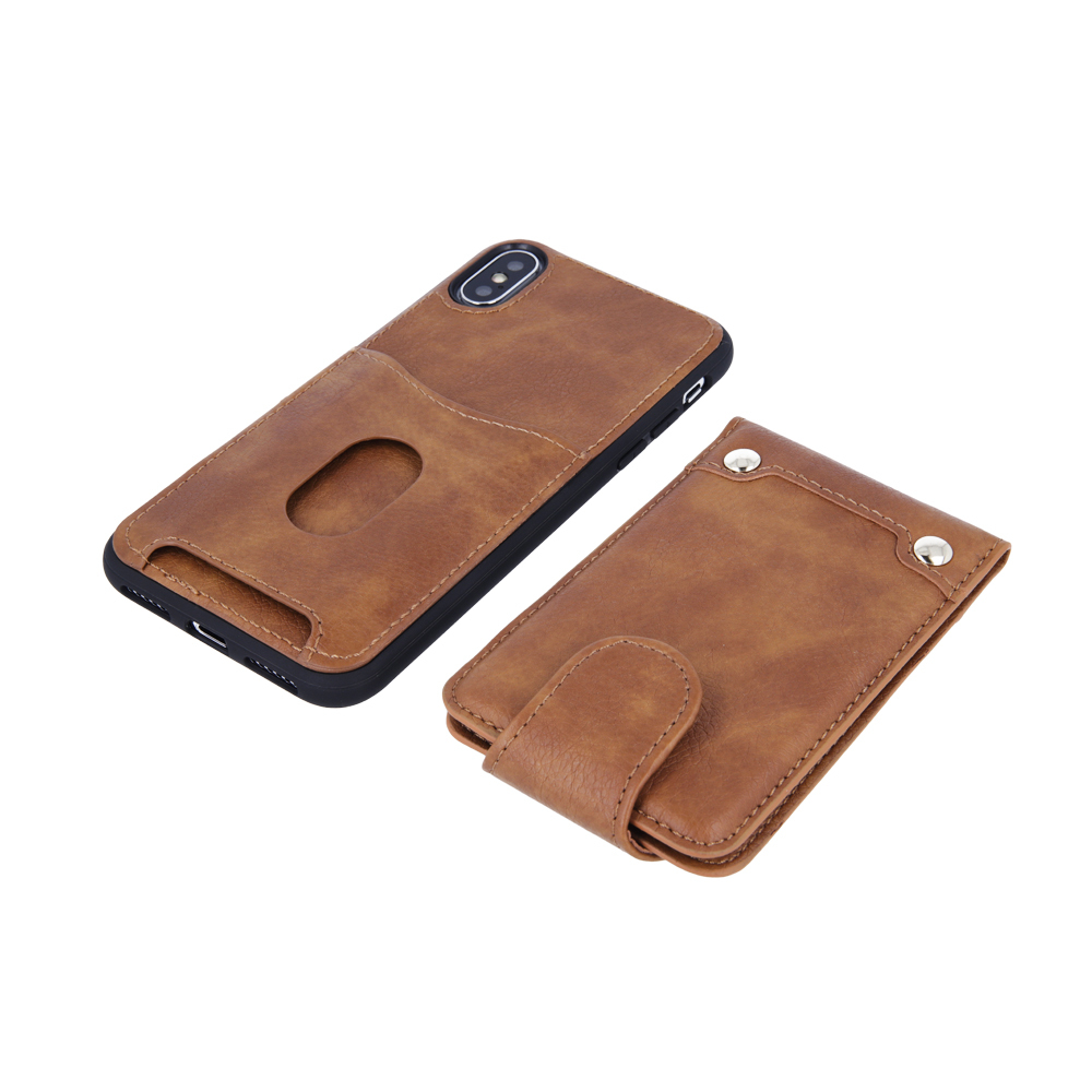 Nakadka Pocket case brzowa Apple iPhone XS Max / 4