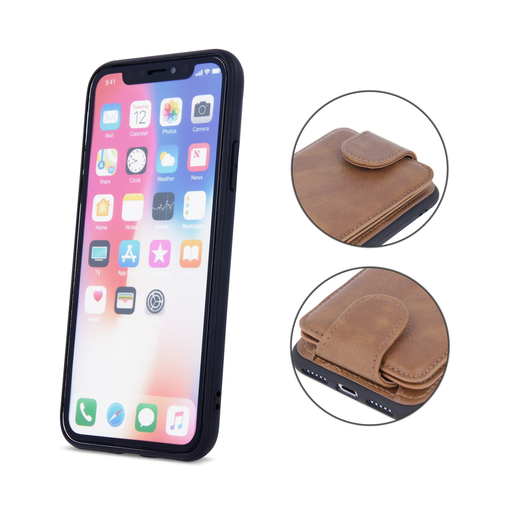 Nakadka Pocket case brzowa Apple iPhone XS Max / 6