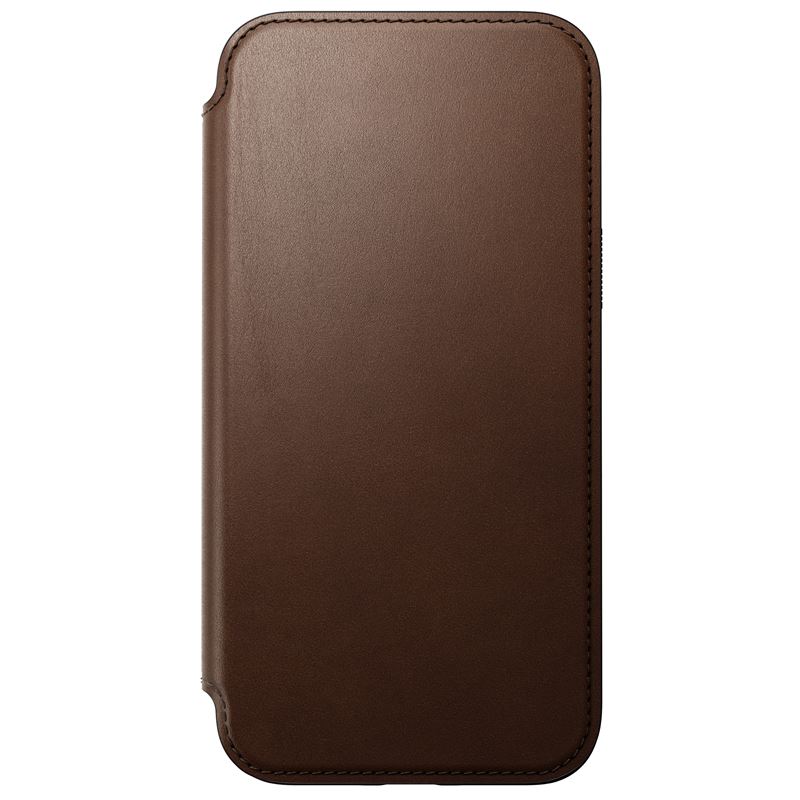 Nomad Modern Leather Folio Pokrowiec brzowe Apple iPhone 15 Pro Max / 6