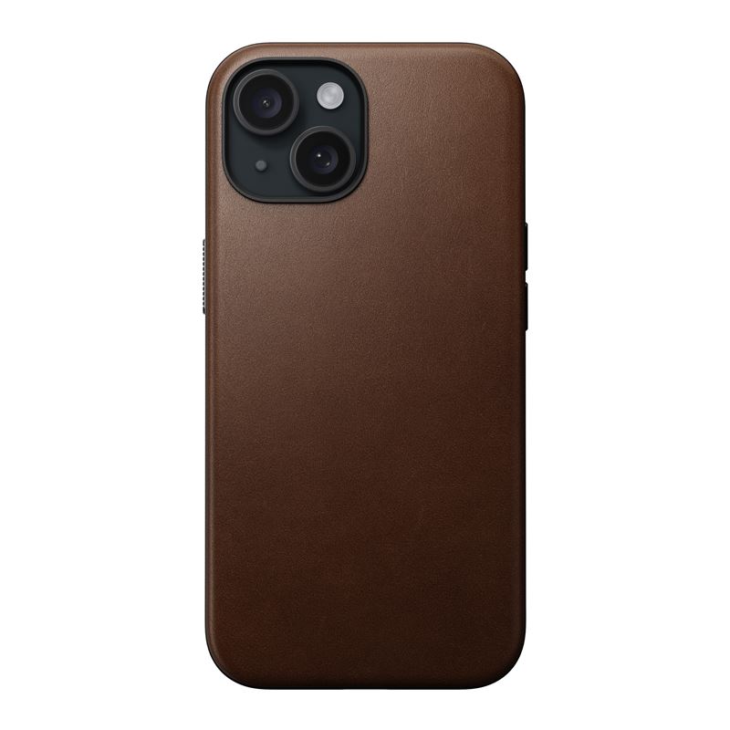 Nomad Modern Leather Pokrowiec brzowe Apple iPhone 15