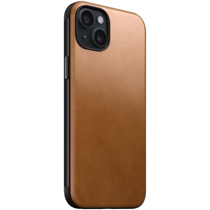 Nomad Modern Leather Pokrowiec brzowe Apple iPhone 15 Plus / 2