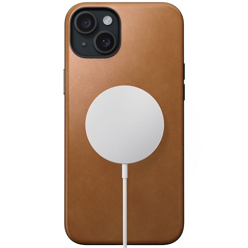 Nomad Modern Leather Pokrowiec brzowe Apple iPhone 15 Plus / 5