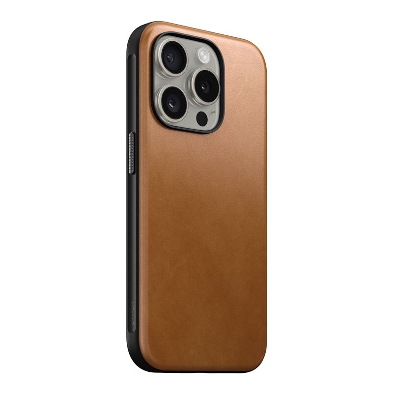 Nomad Modern Leather Pokrowiec brzowe Apple iPhone 15 Pro / 2