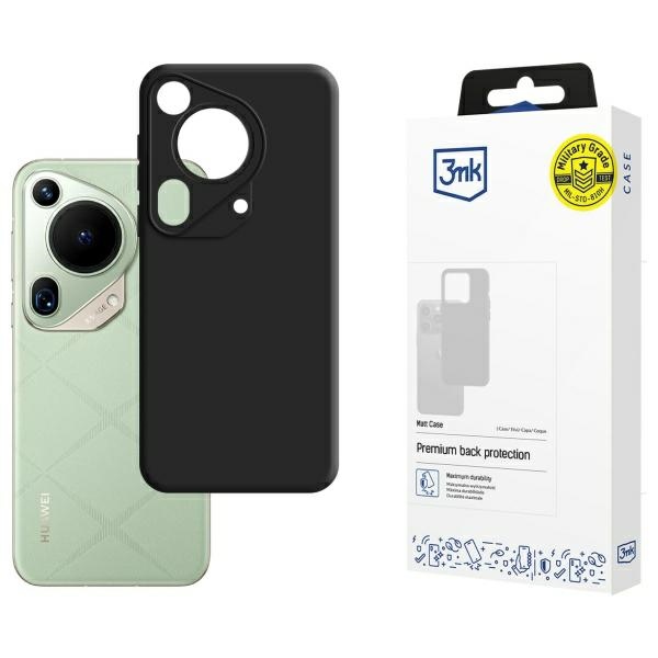 Pokrowiec 3MK Matt Case czarny Huawei Pura 70 Ultra