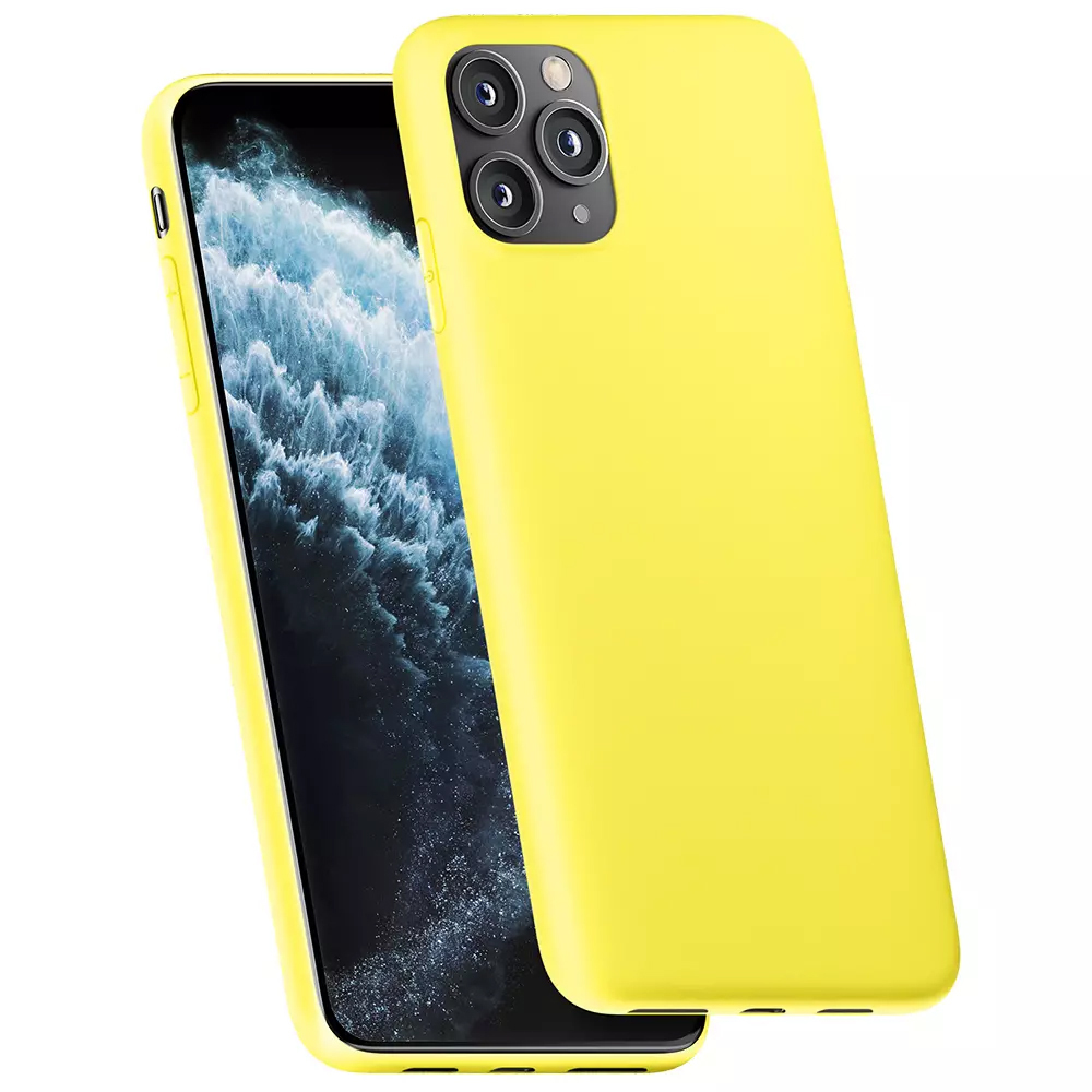 Pokrowiec 3MK Matt Case limonkowy Apple iPhone 14 Pro Max / 2