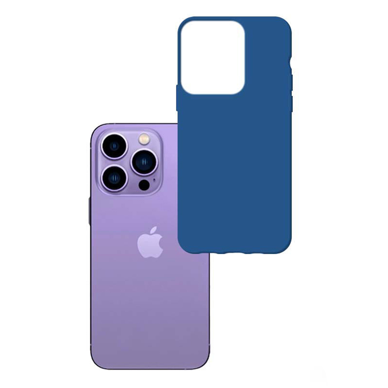 Pokrowiec 3MK Matt Case niebieski Apple iPhone 14 Pro