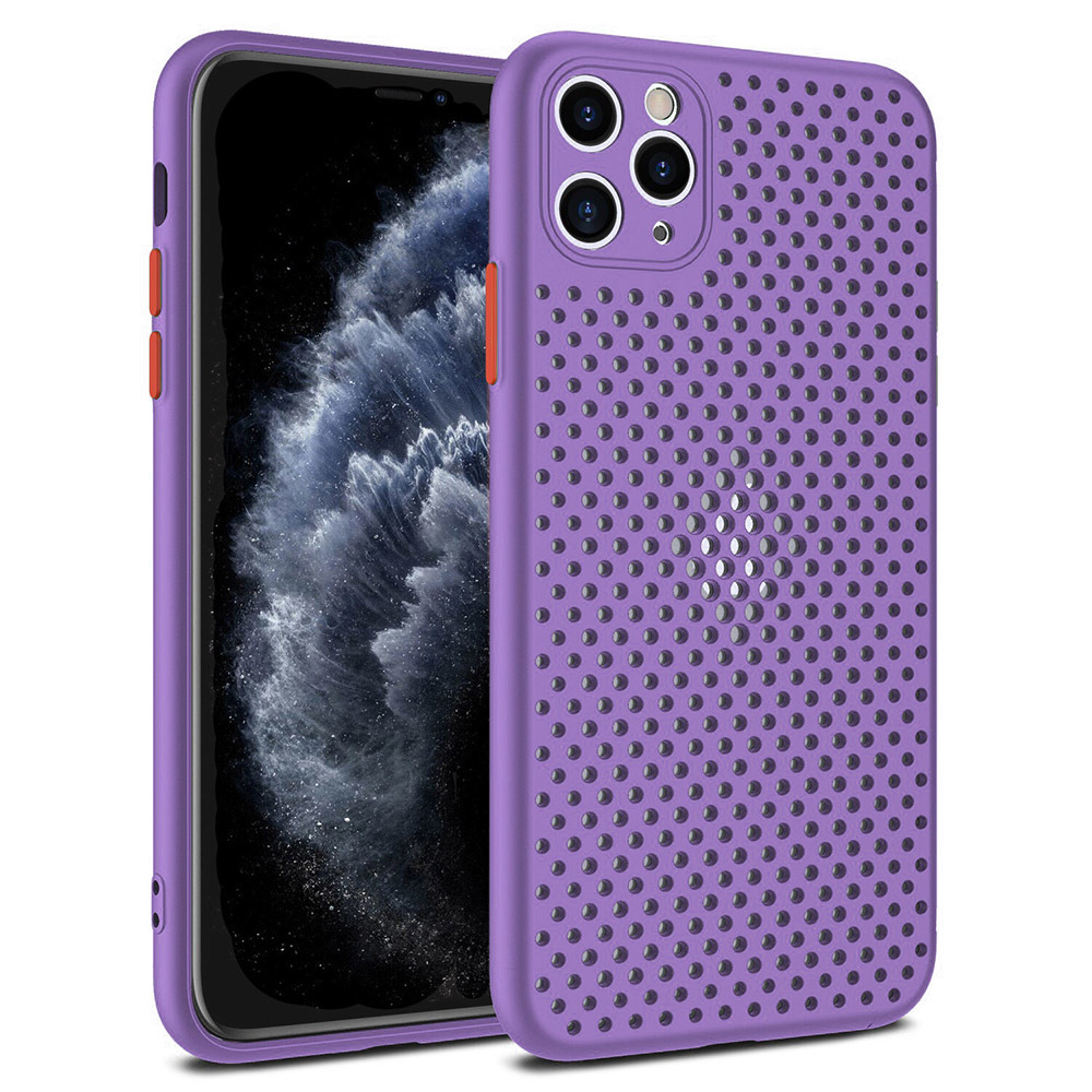 Pokrowiec Breath Case fioletowy Samsung Galaxy A30s