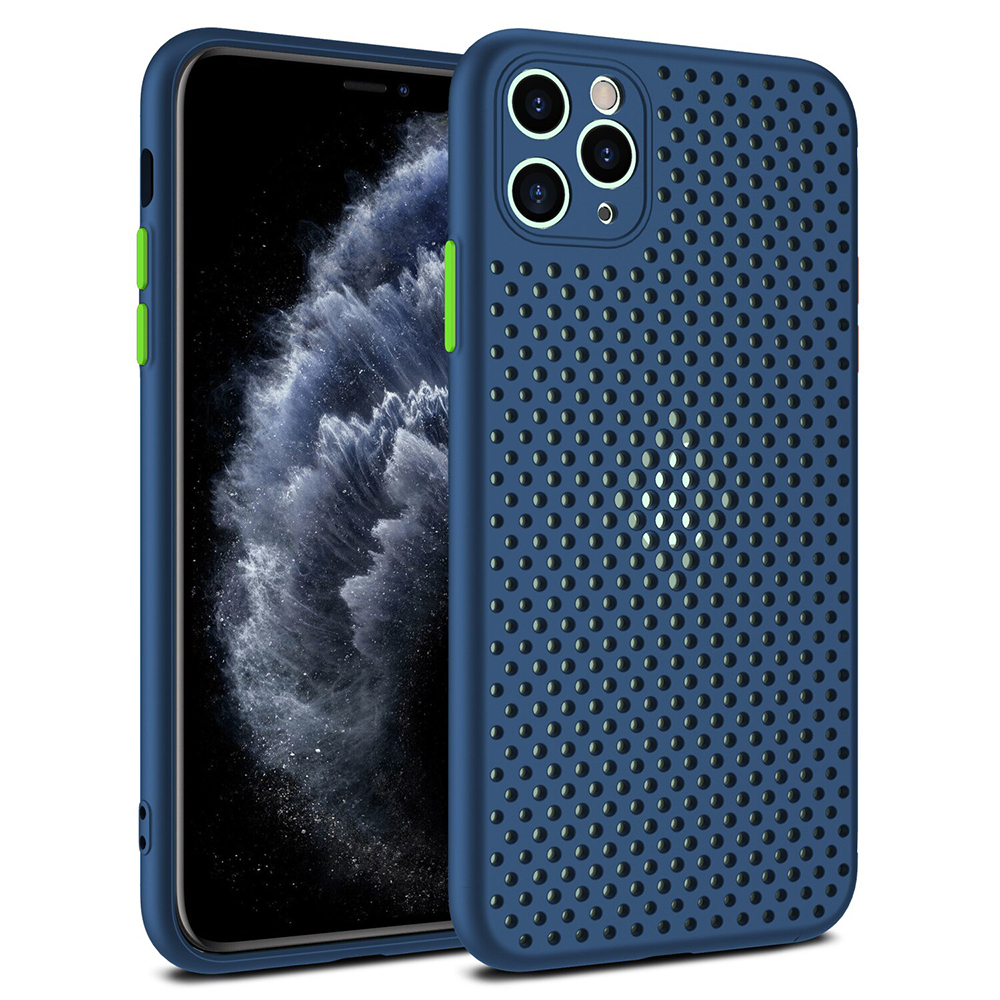 Pokrowiec Breath Case granatowy Huawei P30 Lite