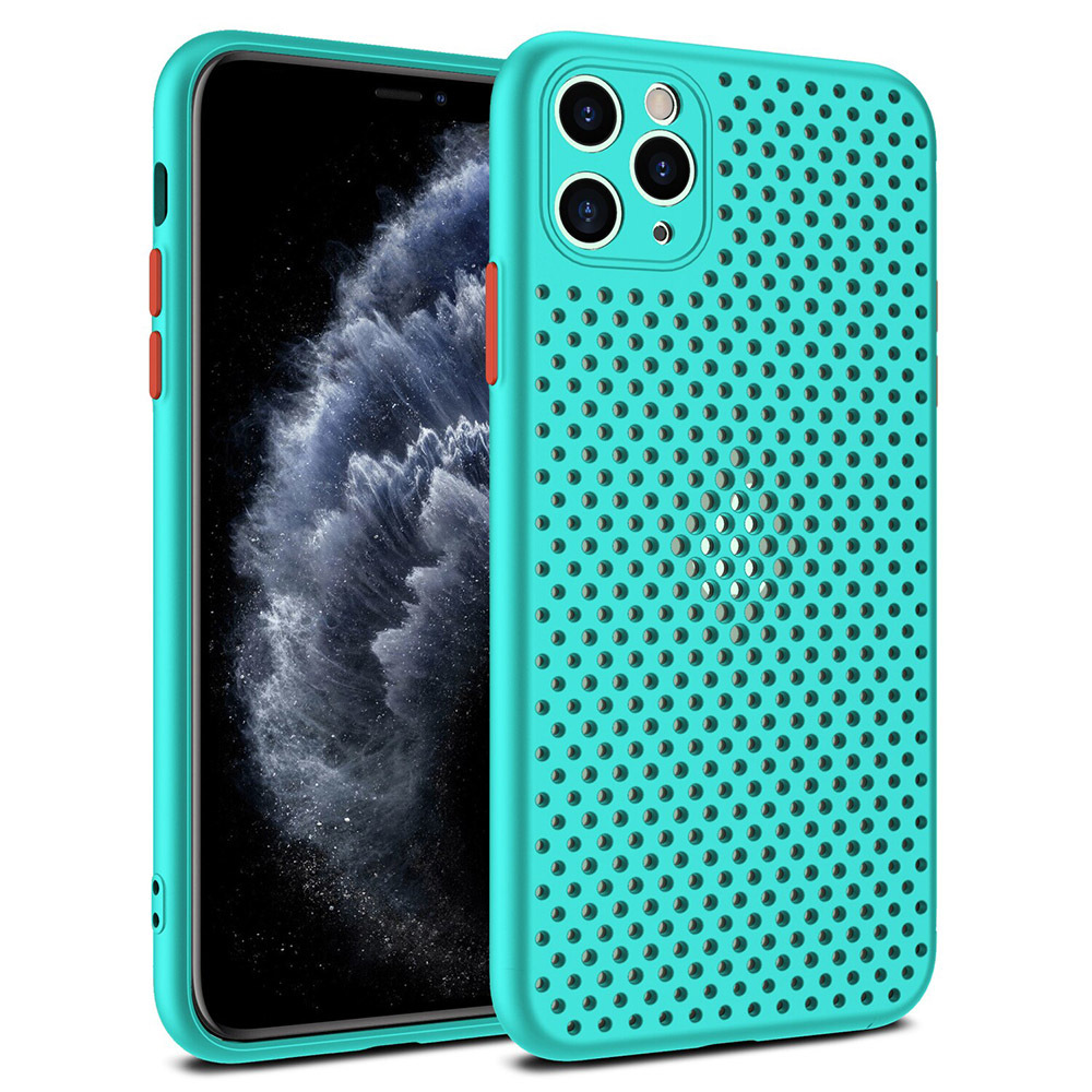 Pokrowiec Breath Case turkusowy Apple iPhone 12 Pro Max