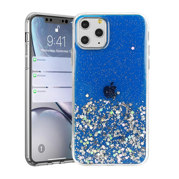 Pokrowiec Brilliant Clear Case granatowy Apple iPhone 11 Pro