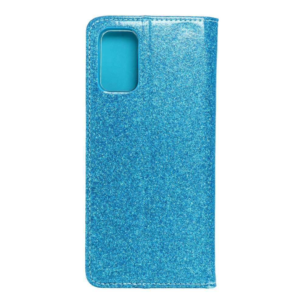 Pokrowiec brokatowy Shining Book niebieski Samsung Galaxy S20 Plus