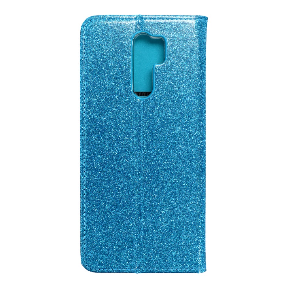 Pokrowiec brokatowy Shining Book niebieski Xiaomi Redmi 9