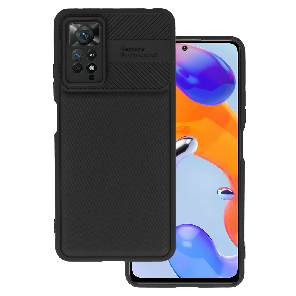 Pokrowiec Camera Protected Case czarny Xiaomi Redmi Note 11 Pro 5G