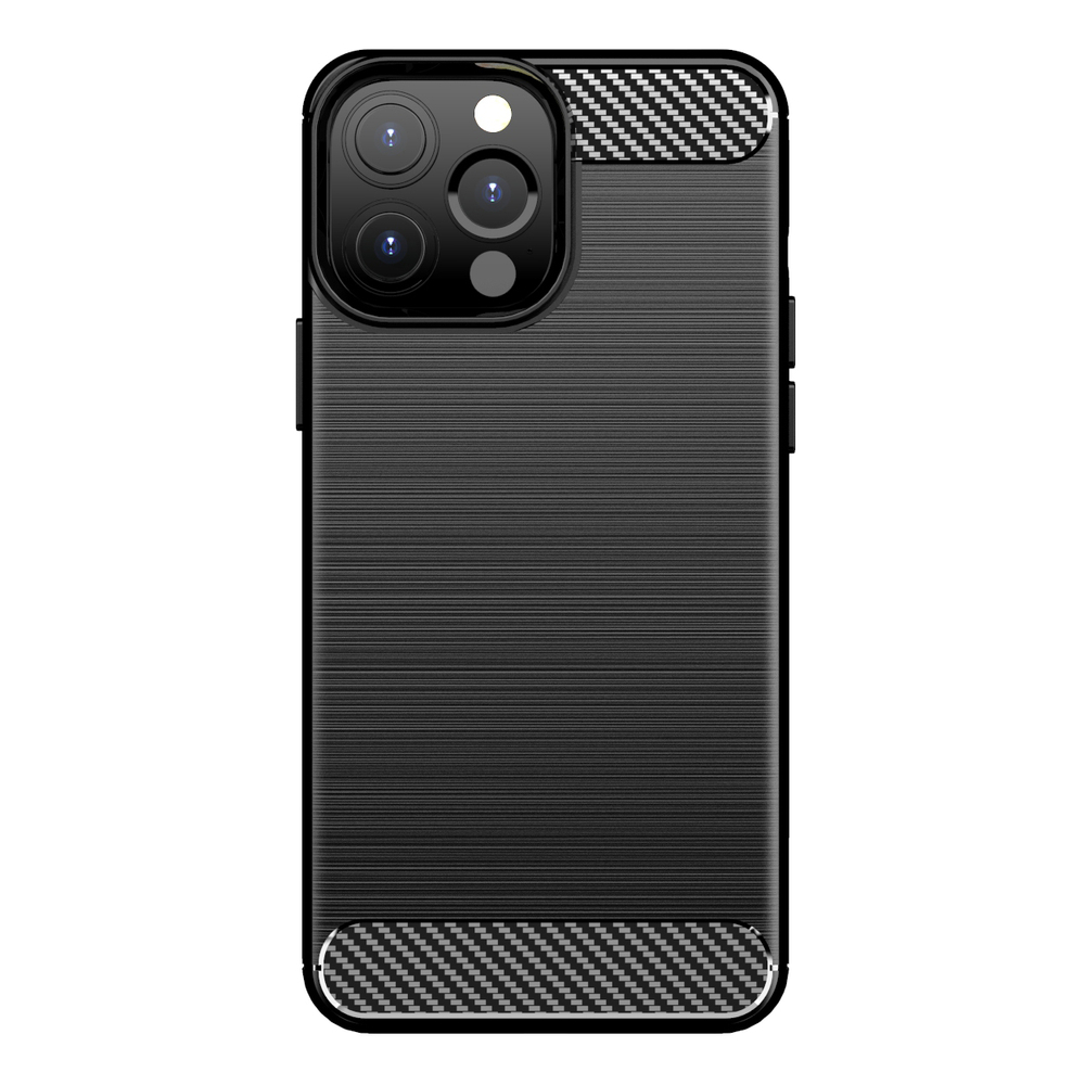 Pokrowiec Carbon Case czarny Apple iPhone 13 Pro / 8