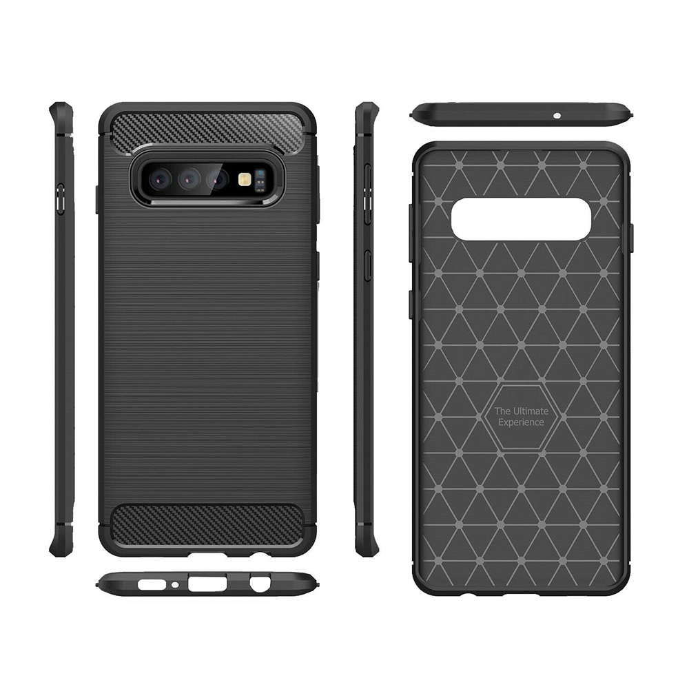 Pokrowiec Carbon Case czarny Apple iPhone 13 Pro Max / 2