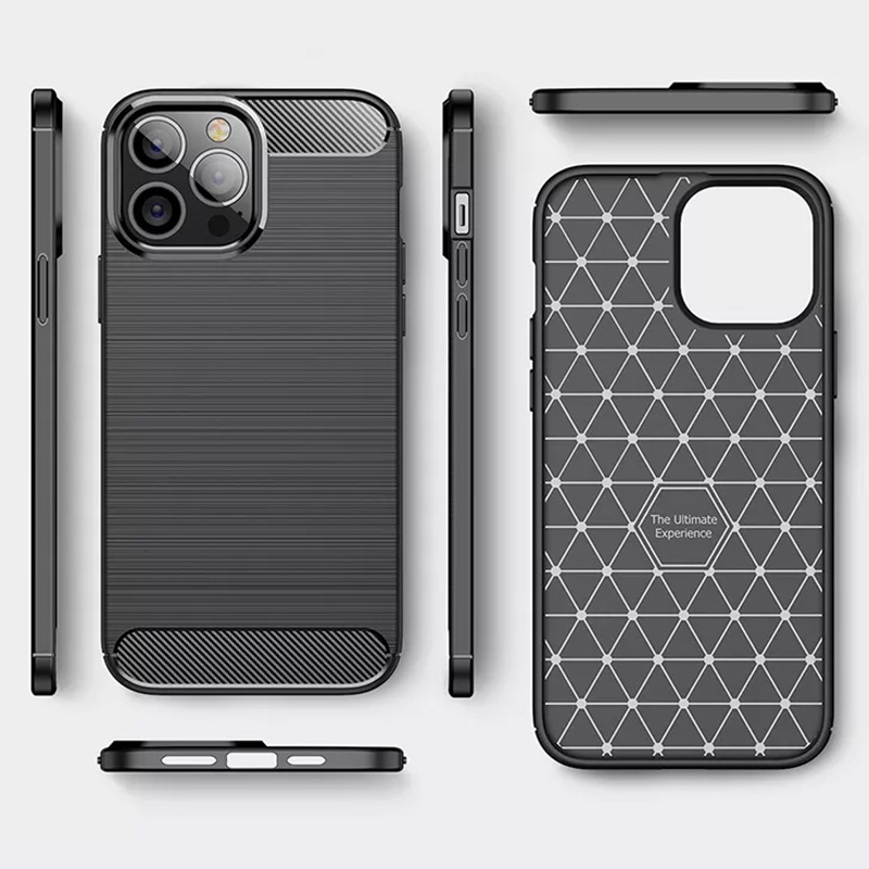 Pokrowiec Carbon Case czarny Apple iPhone 15 Pro Max / 2