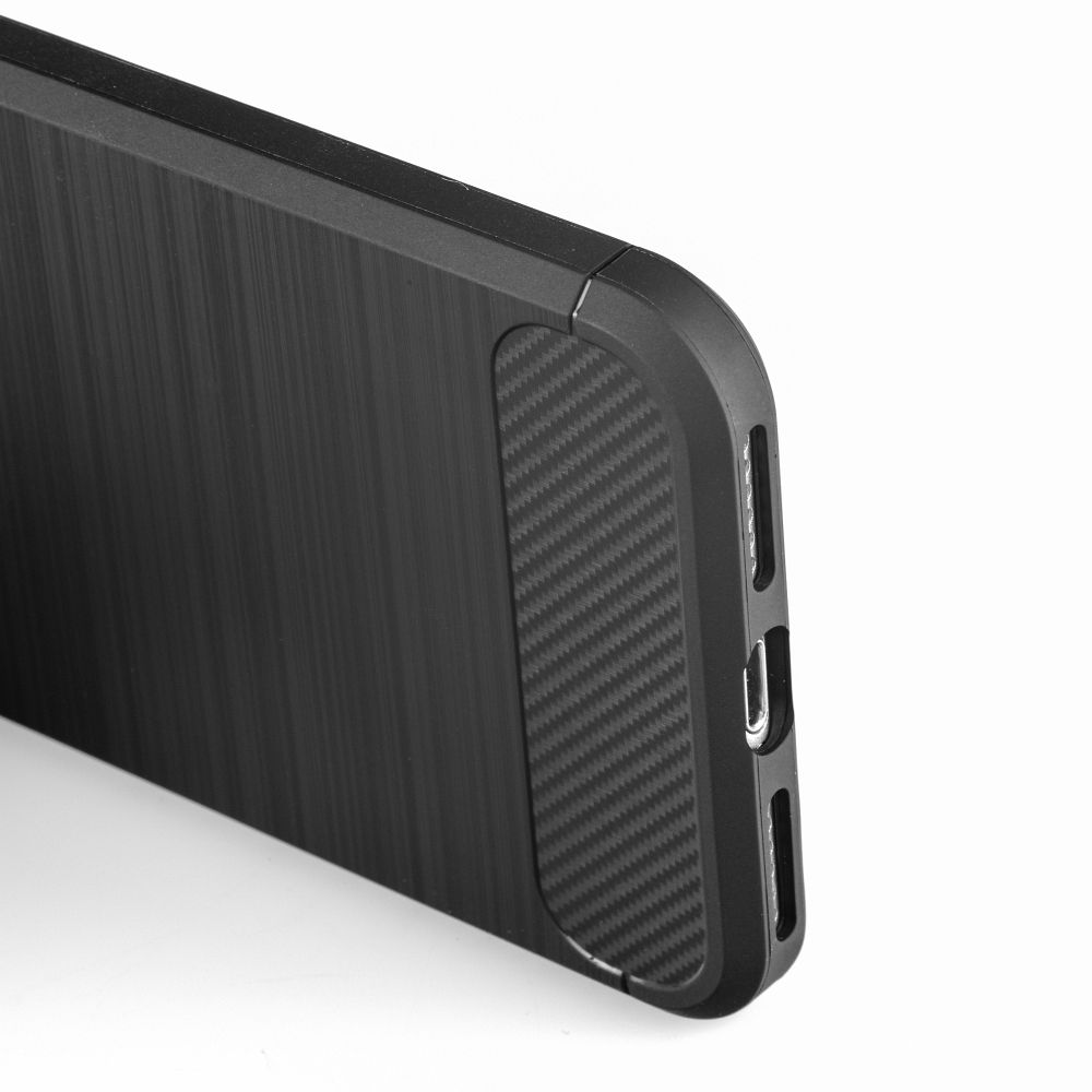 Pokrowiec Carbon Case czarny Apple iPhone 15 Pro / 5