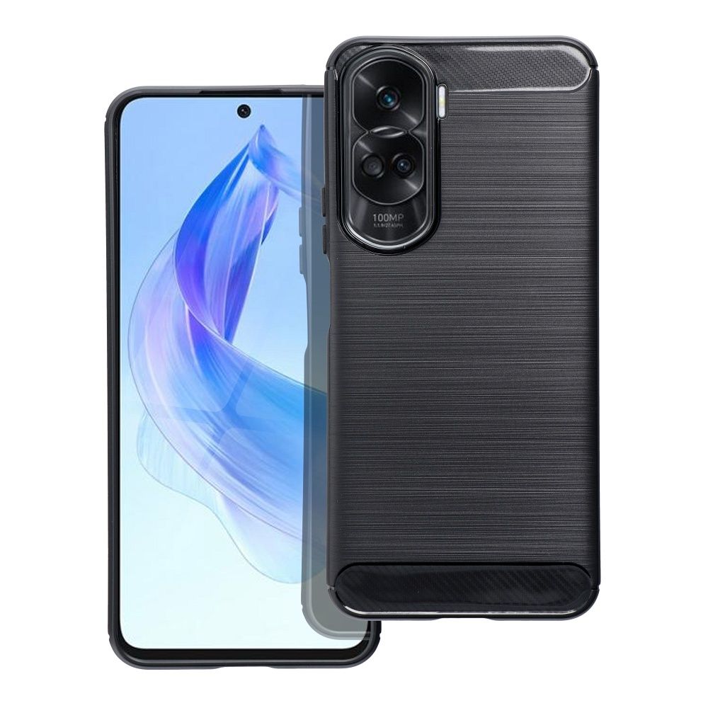 Pokrowiec Carbon Case czarny Honor 90 Lite / 2