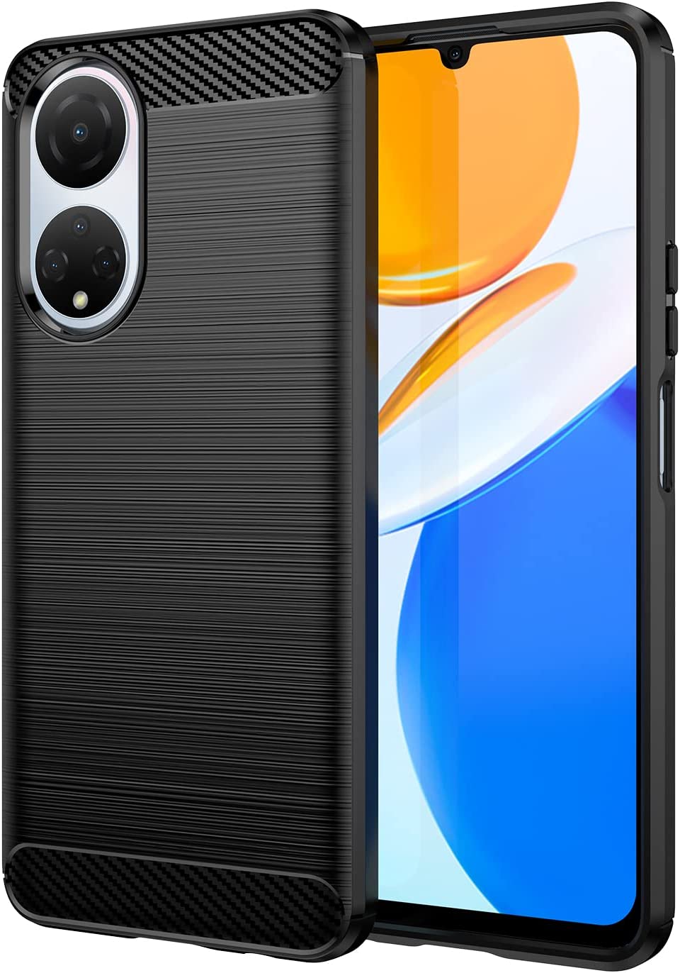 Pokrowiec Carbon Case czarny Honor X7