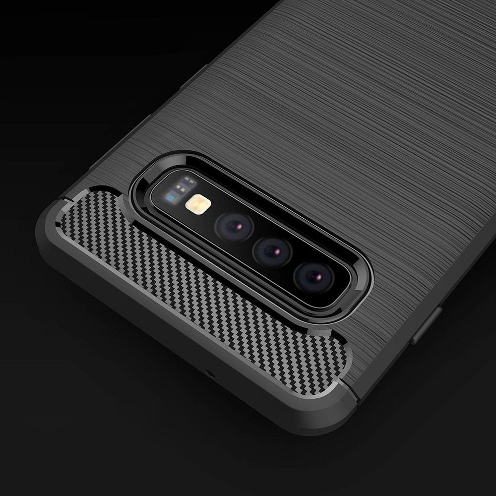 Pokrowiec Carbon Case czarny Huawei Y5 (2018) / 3