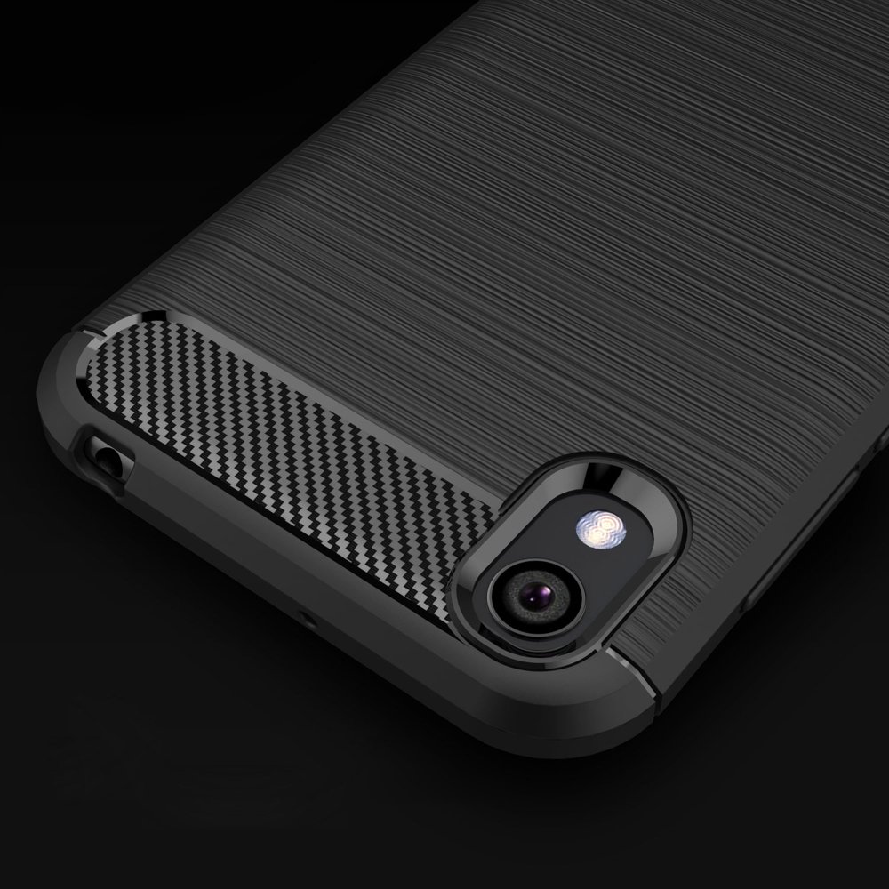 Pokrowiec Carbon Case czarny Huawei Y5 (2019) / 3