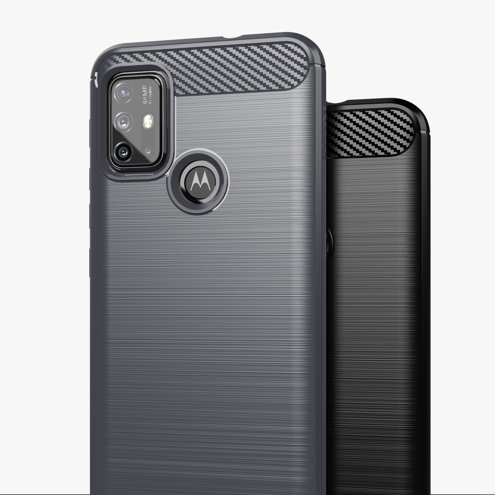 Pokrowiec Carbon Case czarny Motorola moto G10 / 9