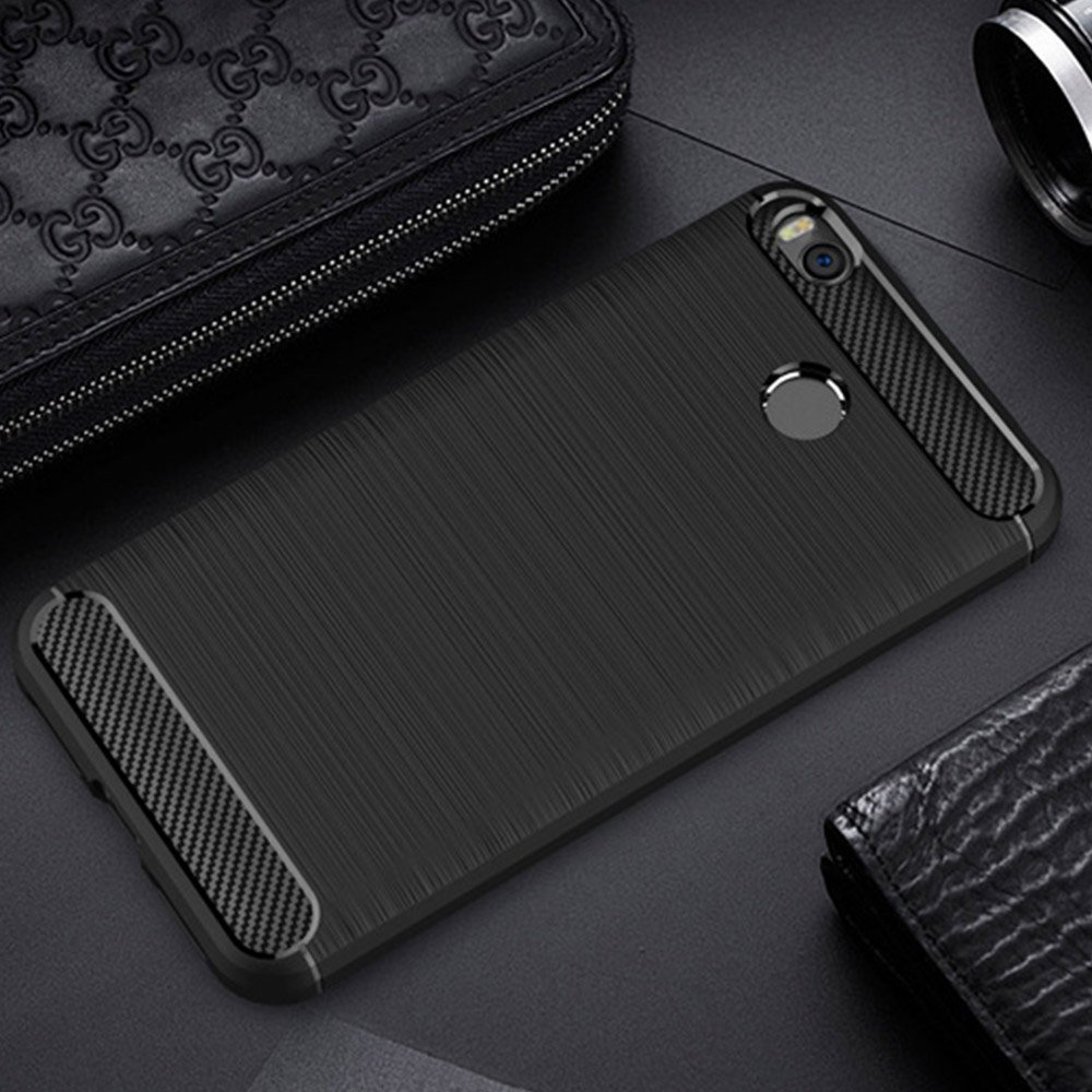 Pokrowiec Carbon Case czarny Xiaomi Redmi 6A / 9